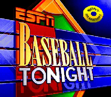 ESPN Baseball Tonight (USA) screen shot title